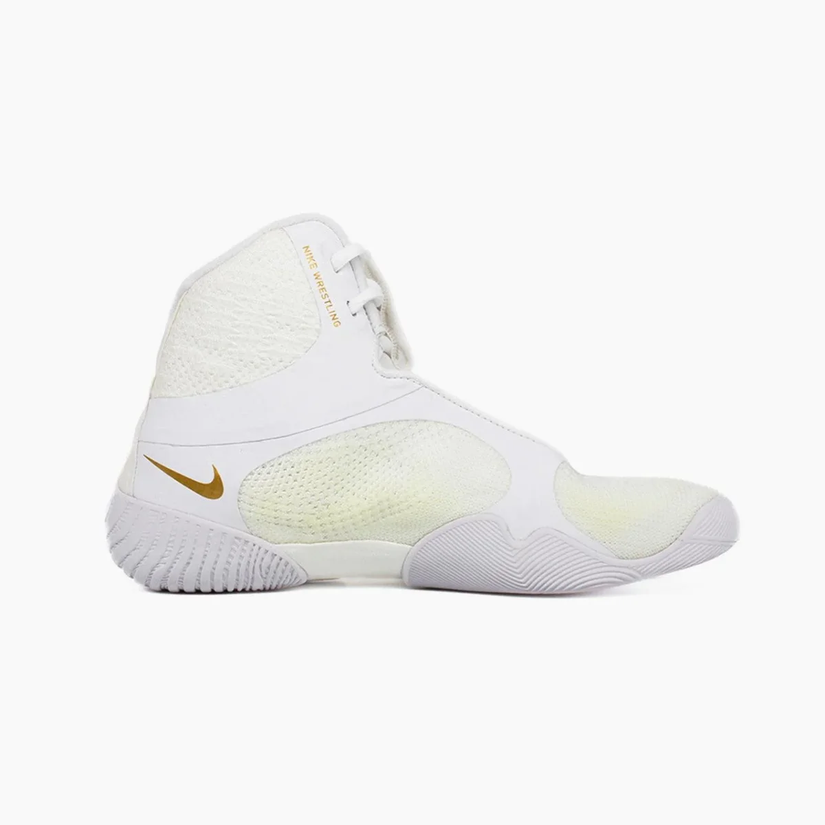 Sapatos de Luta-Wrestling Nike Tawa Branco-ouro - Image 6