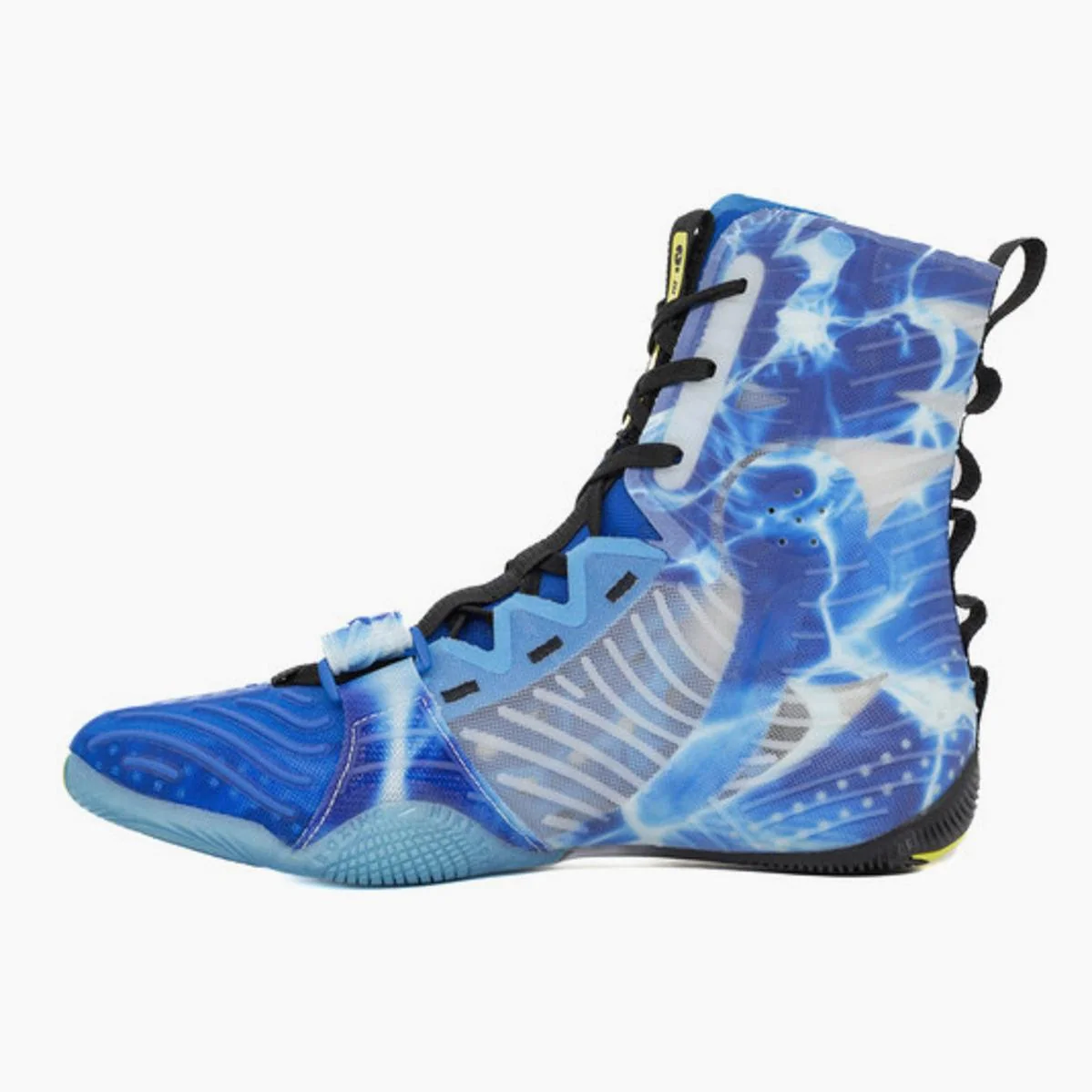 Sapatos de Boxe Nike Hyperko 3 SE Photo Blue-Amarelo Sónico - Image 4