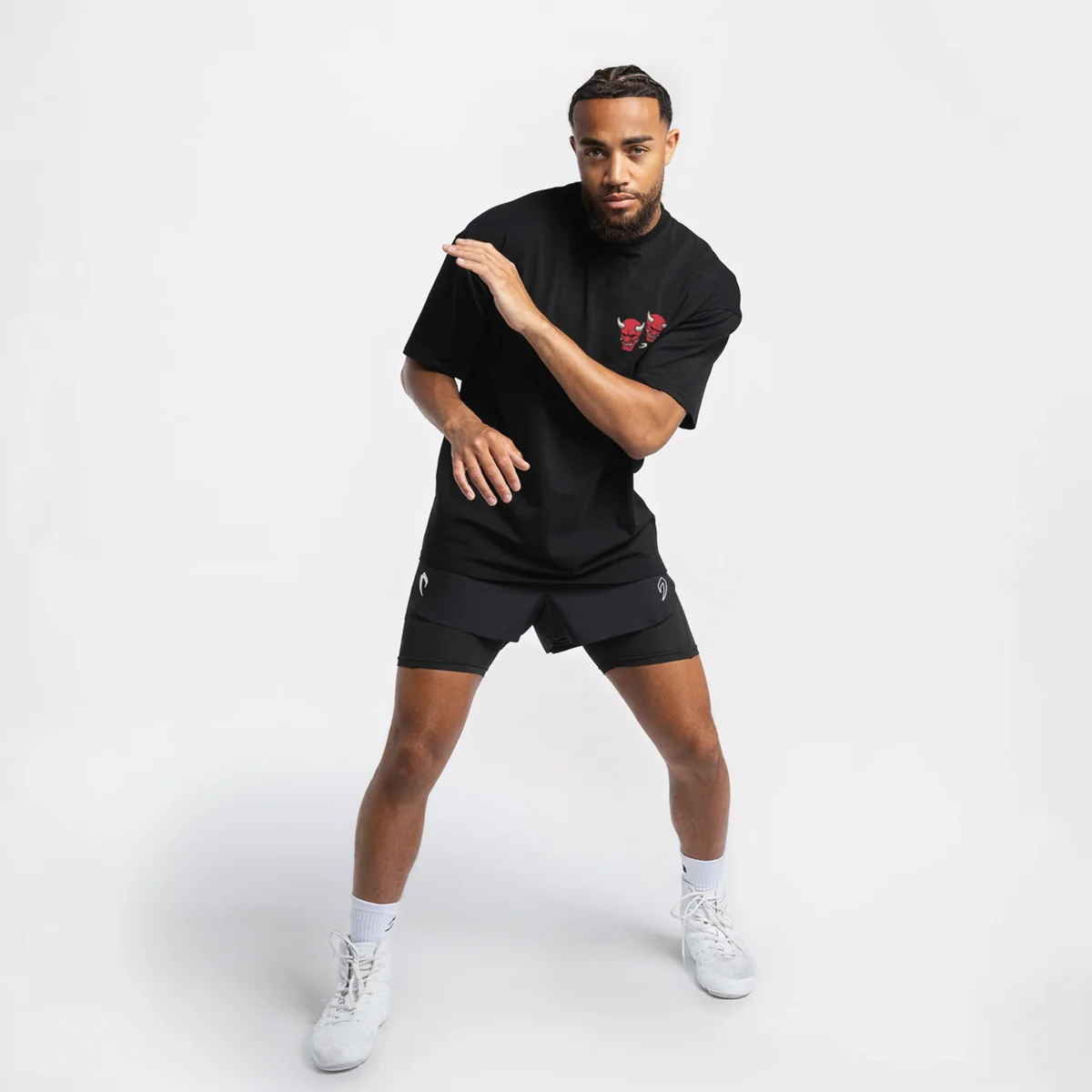 T-shirt Boxraw Death Before Dishonor Oversize Preto - Image 9