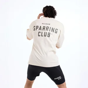 T-shirt Boxraw Sparring Club Oversize Bege