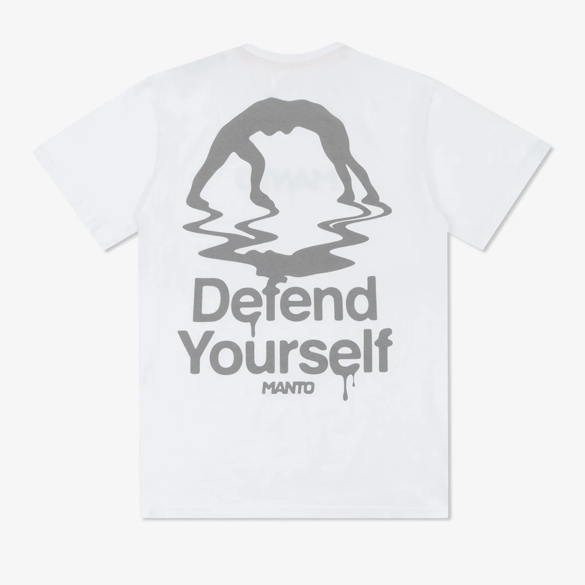 T-shirt Manto Drip branco - Image 2