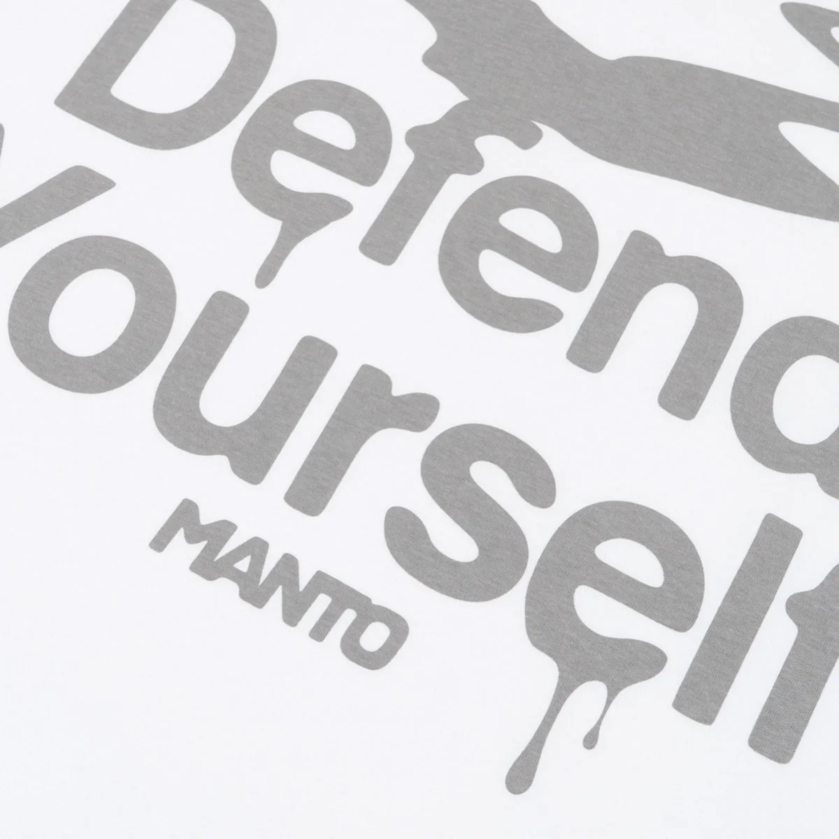 T-shirt Manto Drip branco - Image 4
