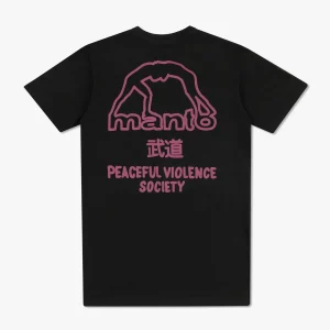 T-shirt Manto SOCIETY 25 Preto