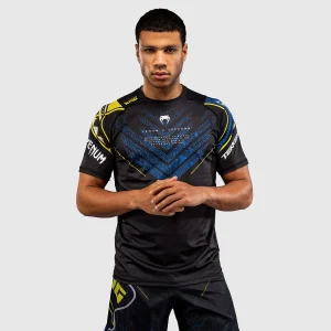 T-shirt Venum Dry Tech Tekken 8 King Preto-amarelo
