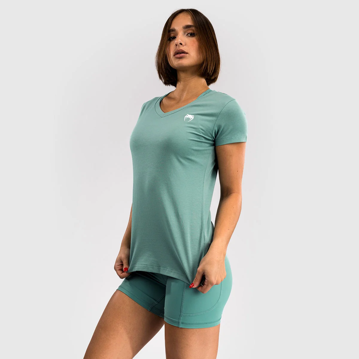 T-shirt Mulher Venum Essential Verde água - Image 2