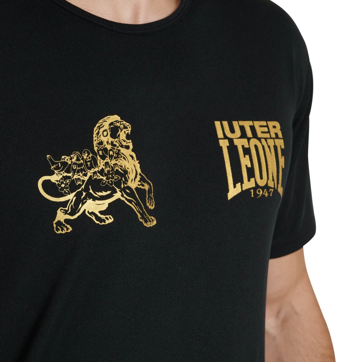 T-shirt técnica Leone IUTER AB03IU Preto - Image 4