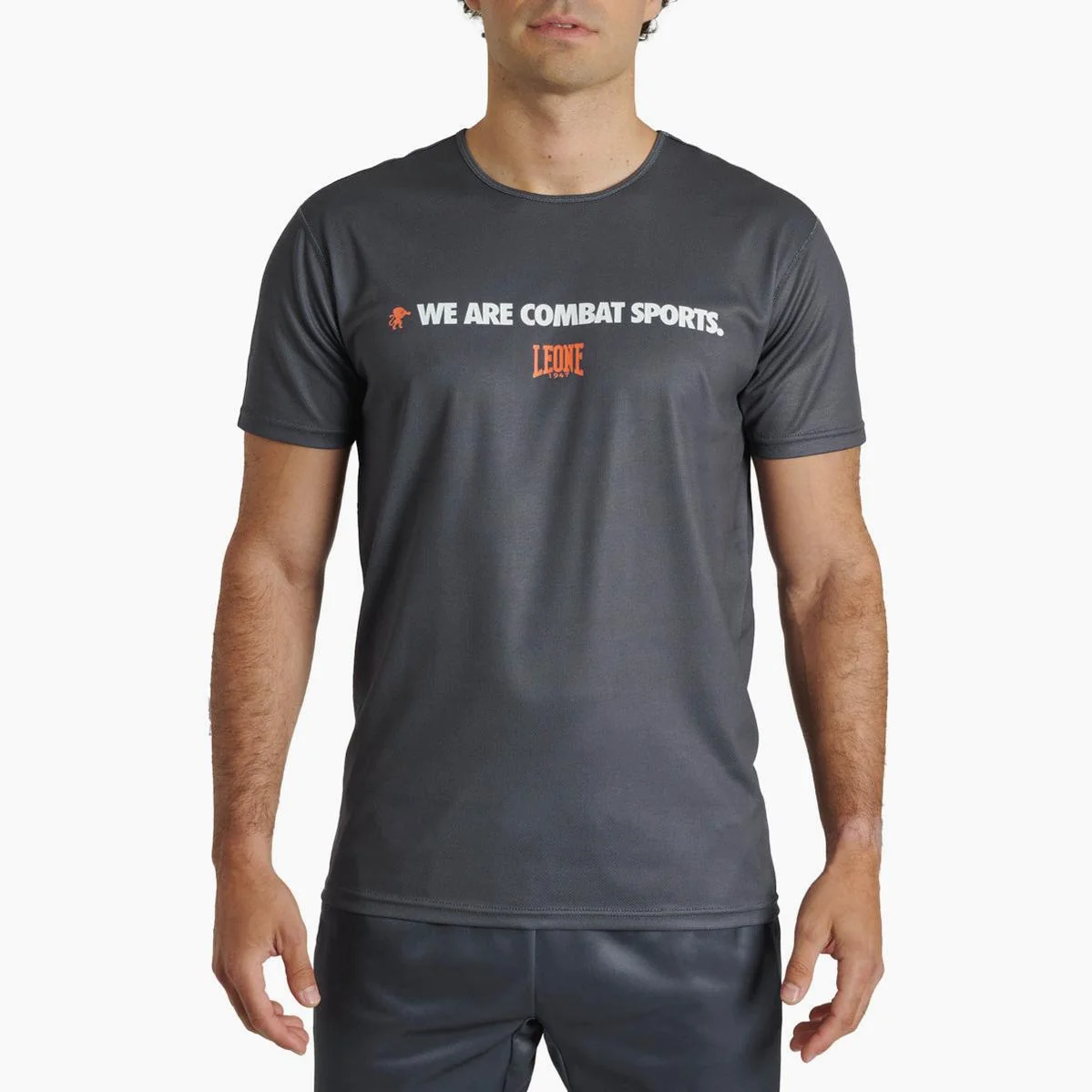 T-shirt técnica Leone Logo Wacs ABX126 Cinzento - Image 2