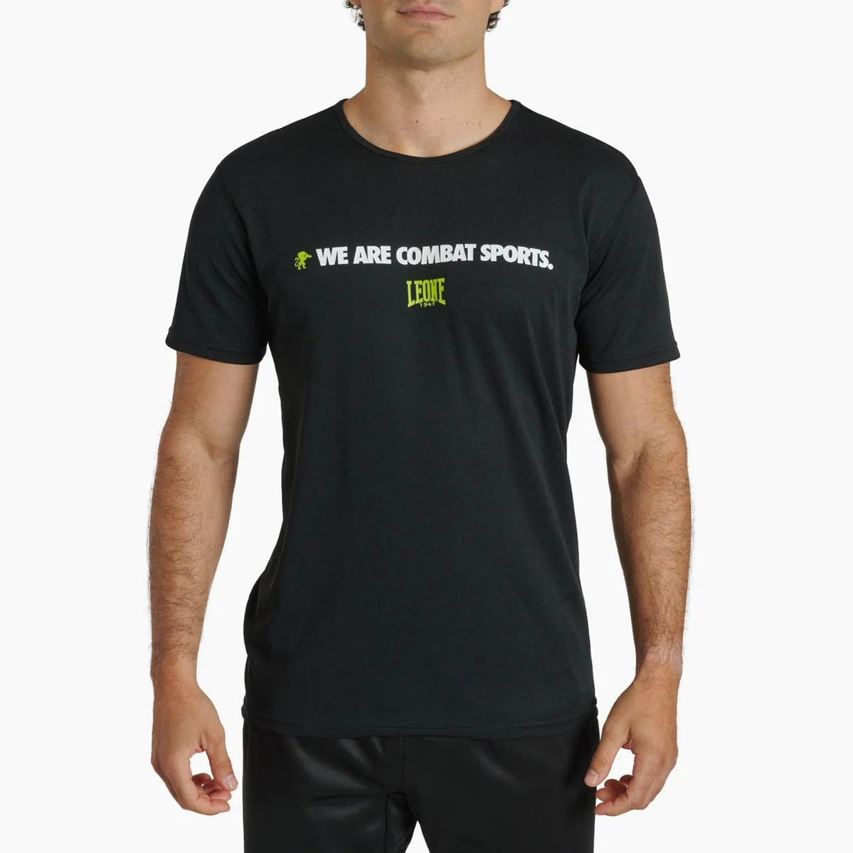 T-shirt técnica Leone Logo Wacs ABX126 Preto