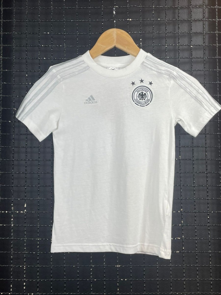 Camisa Alemanha Adidas infantil branca