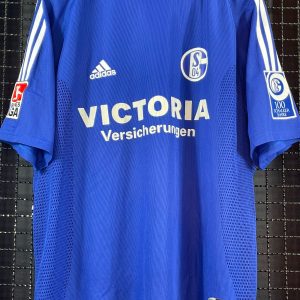 Camisa Schalke 04 Adidas 2002 centenário Alcides Bundesliga