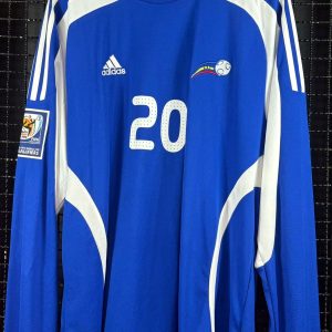Camisa Andorra Adidas 2008 Eliminatórias Copa do Mundo 2010 mangas longas