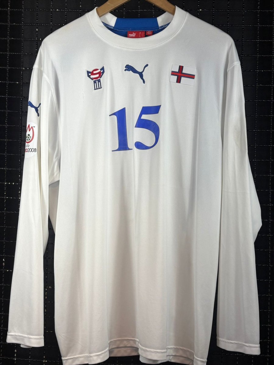 Camisa Ilhas Faroe Puma 2008 Eurocopa mangas longas