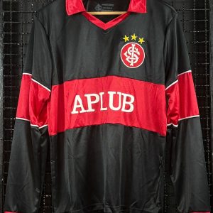 Camisa Internacional Retrô 1987 goleiro mangas longas licenciada
