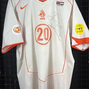 Camisa Holanda Nike 2004 Total 90 Seedorf autografada
