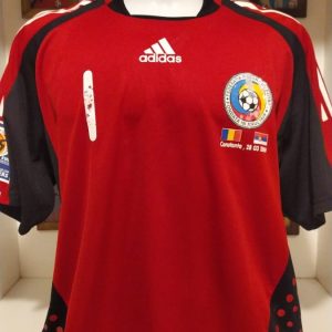 Camisa Romênia Adidas 2009 goleiro Lobont eliminatórias Copa do Mundo 2010