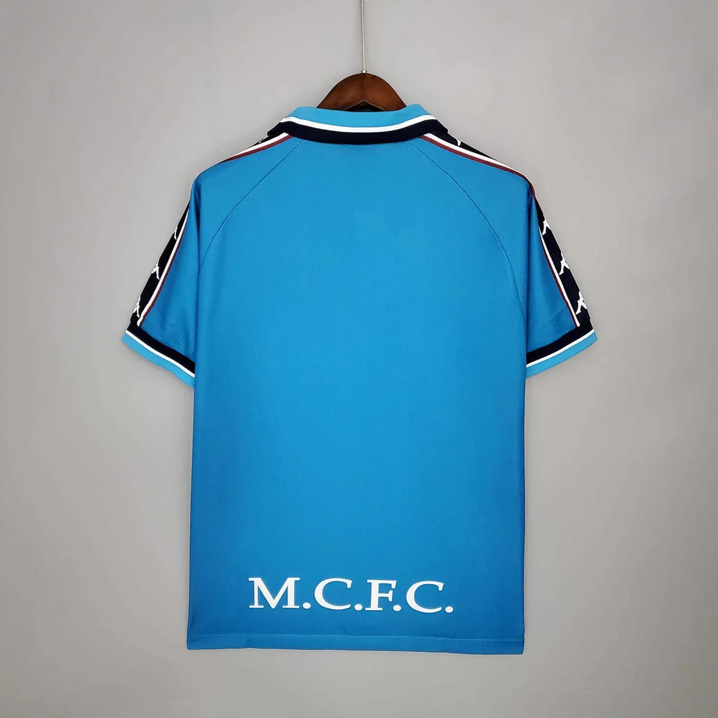 Camisola Manchester City Retrô 1997/1998 - Azul - Image 3