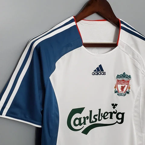 Camisola Liverpool Retrô 2006/2007 - Branca - Image 4