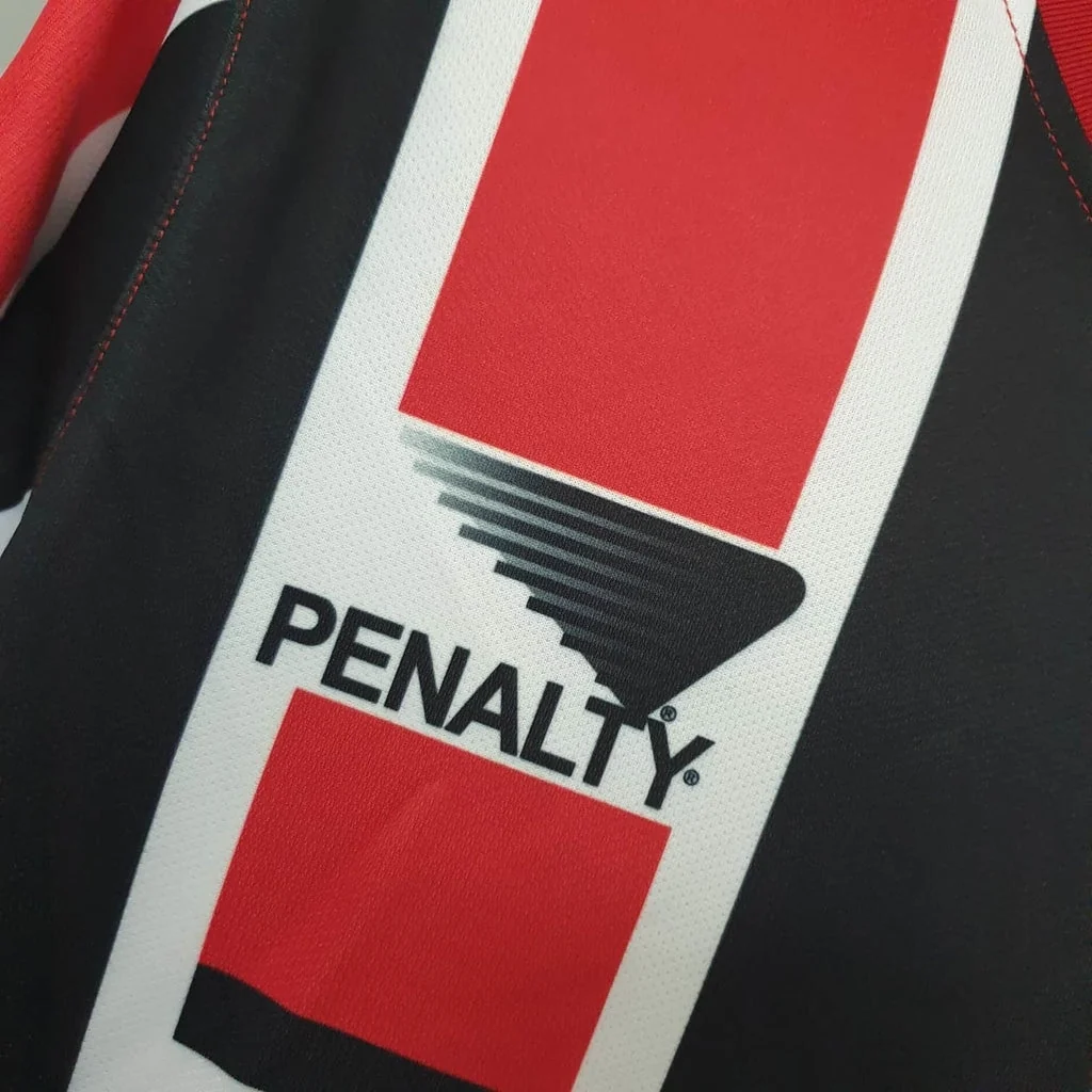 Camisola São Paulo Retrô 1993 Vermelha e Preta - Penalty - Image 5