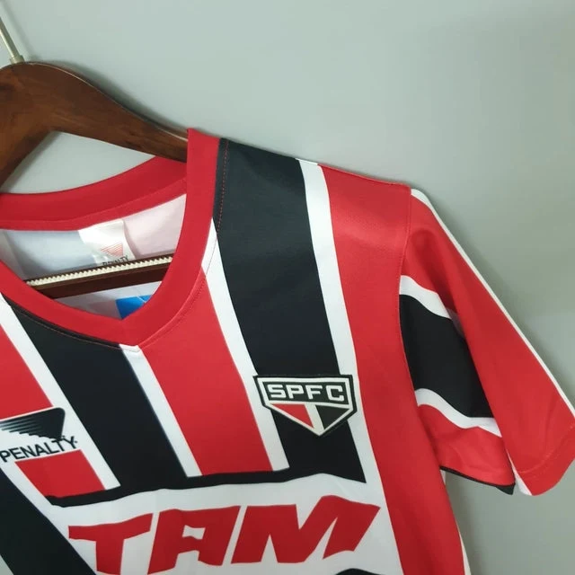 Camisola São Paulo Retrô 1993 Vermelha e Preta - Penalty - Image 6