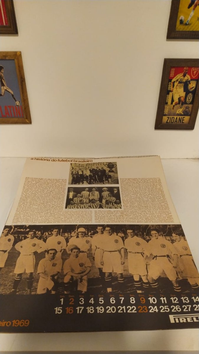 Calendário Pirelli 1969 A história do futebol brasileiro - Image 4