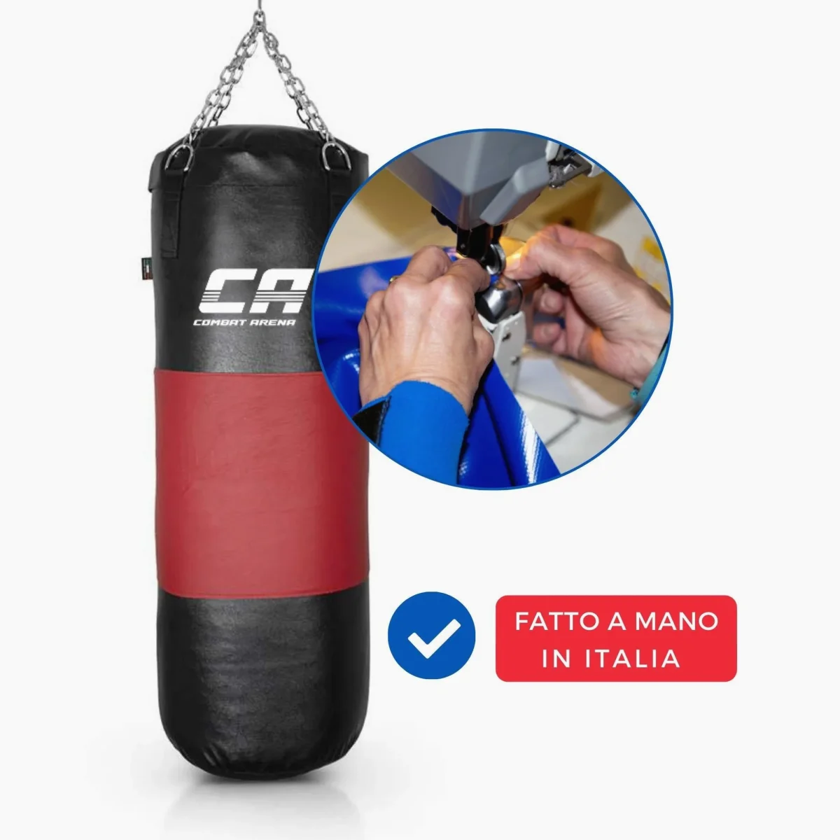 Saco de Boxe Combat Arena Faixa em couro 40 kg - Image 5