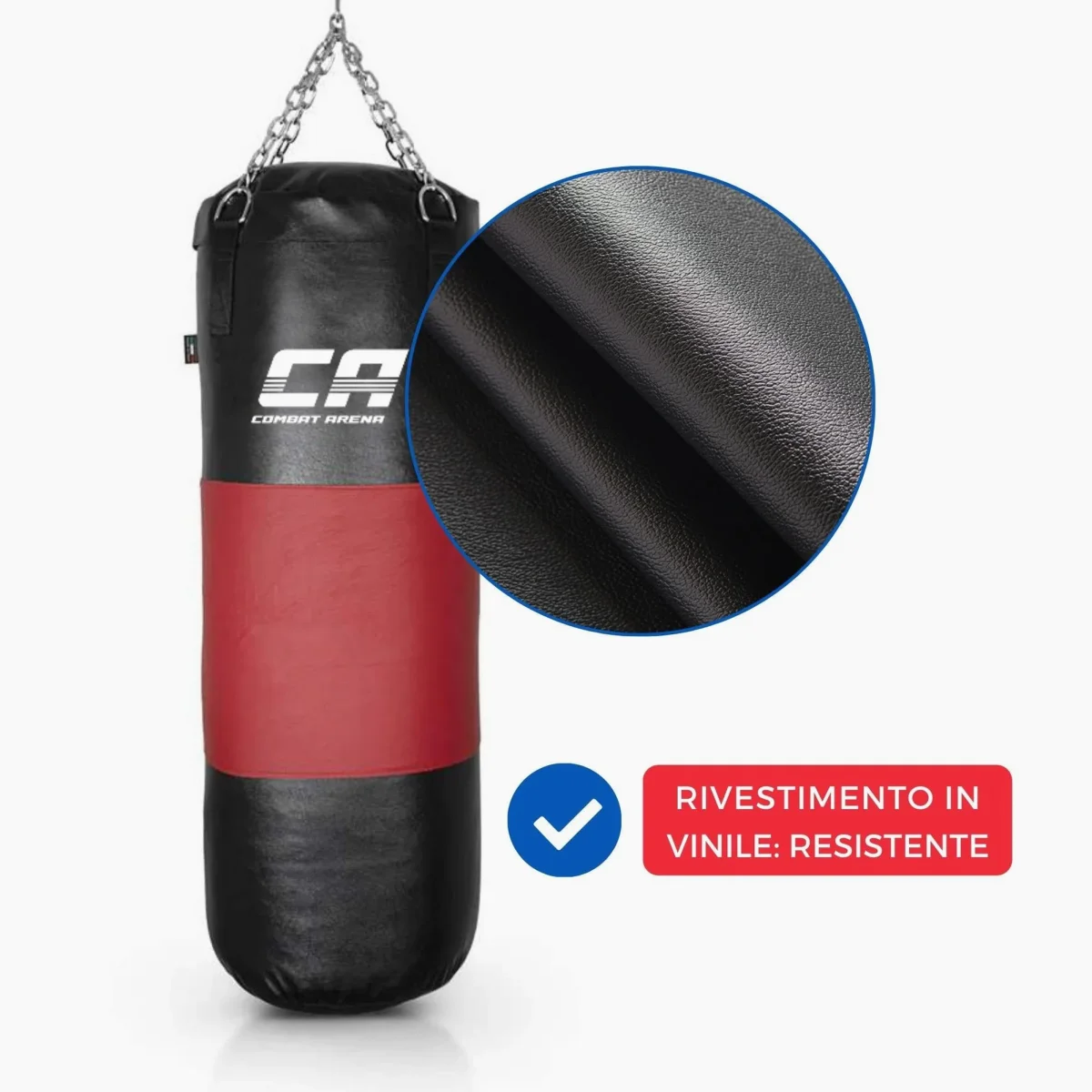 Saco de Boxe Combat Arena Faixa em couro 40 kg - Image 6