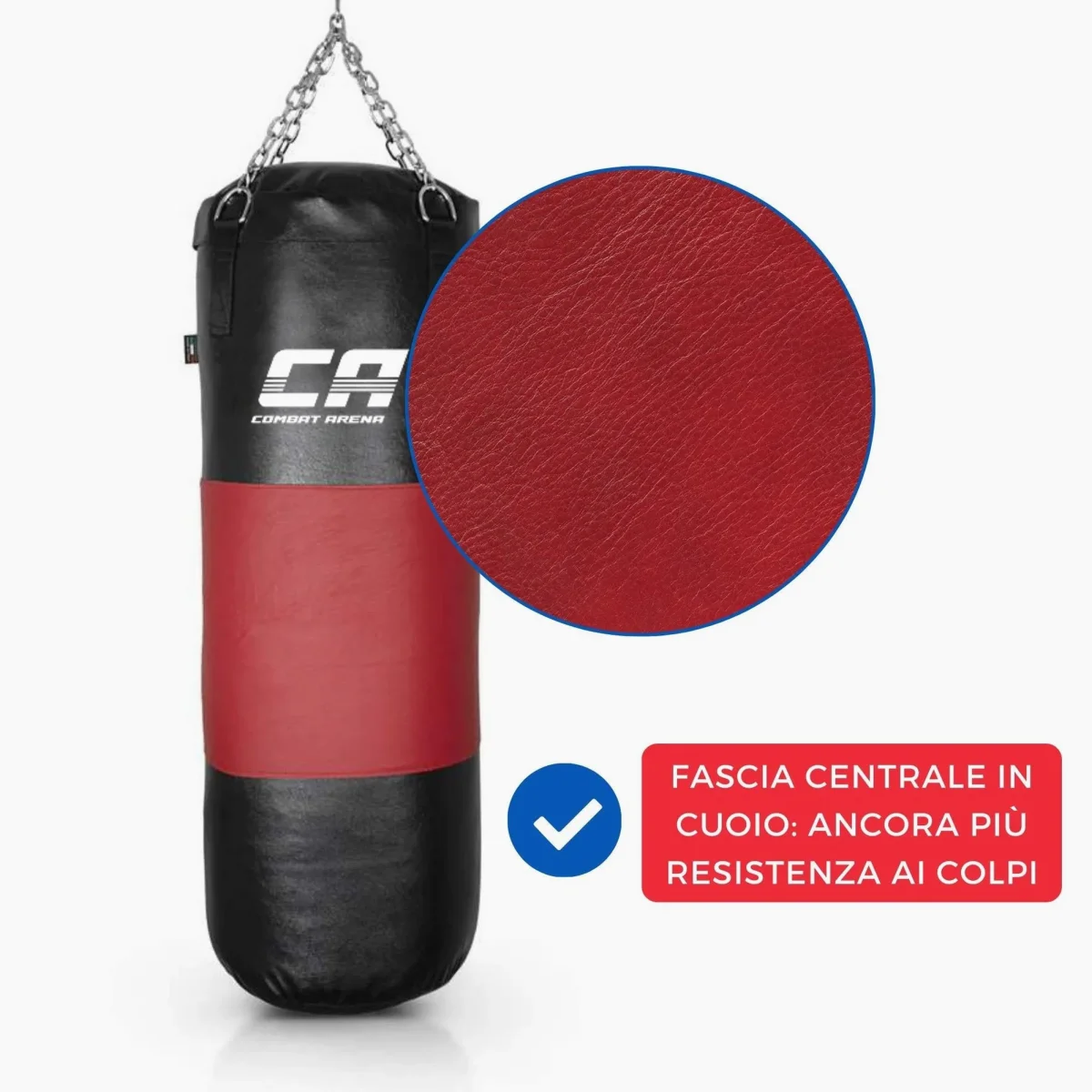Saco de Boxe Combat Arena Faixa em couro 40 kg - Image 7