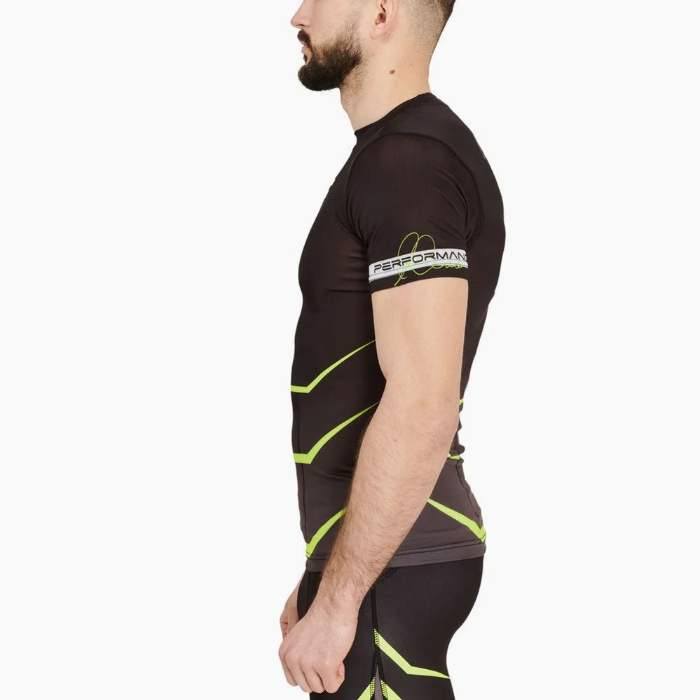 Rashguard de compressão Leone Revo Fluo AB927F - Image 5